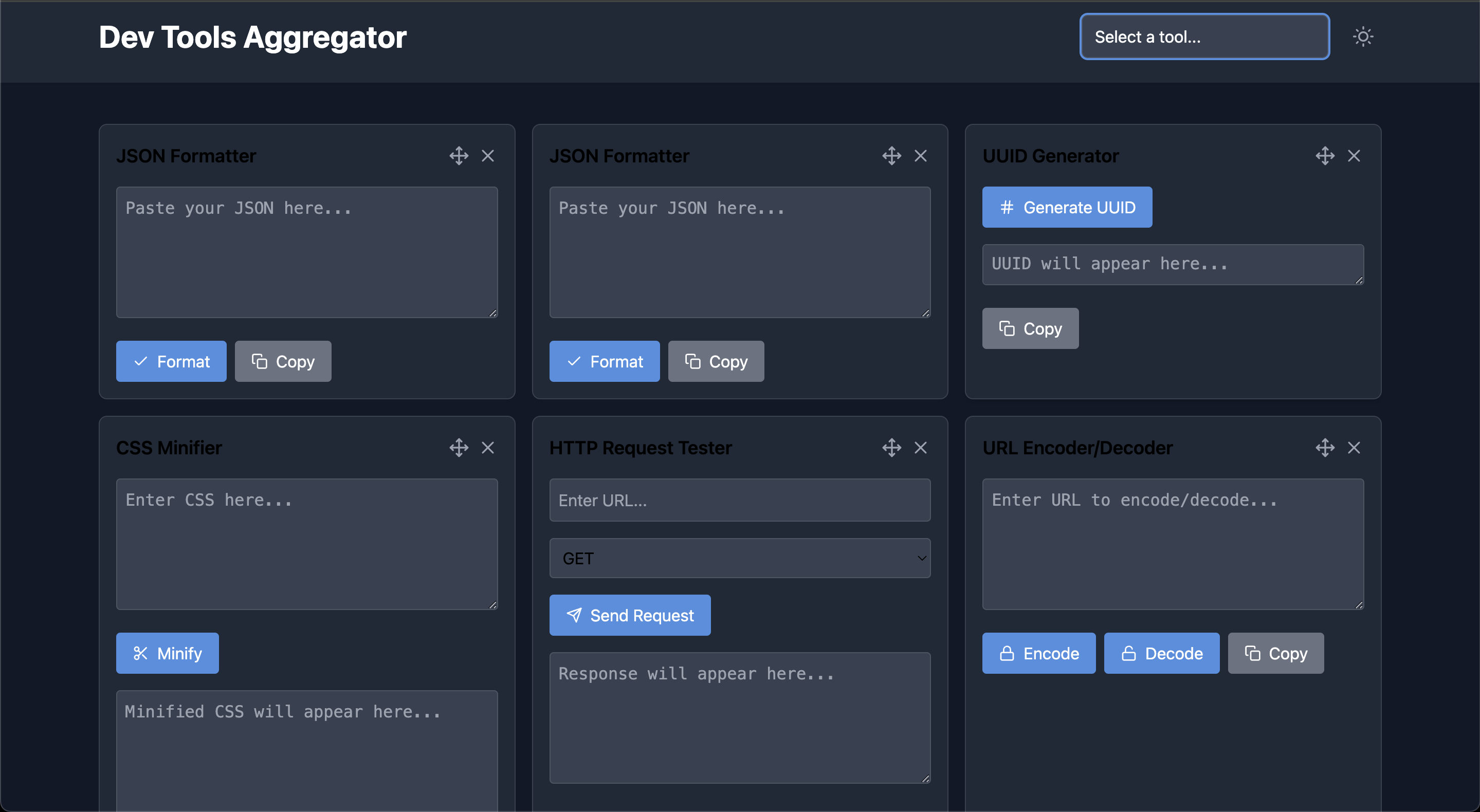 Dev Tools Aggregator